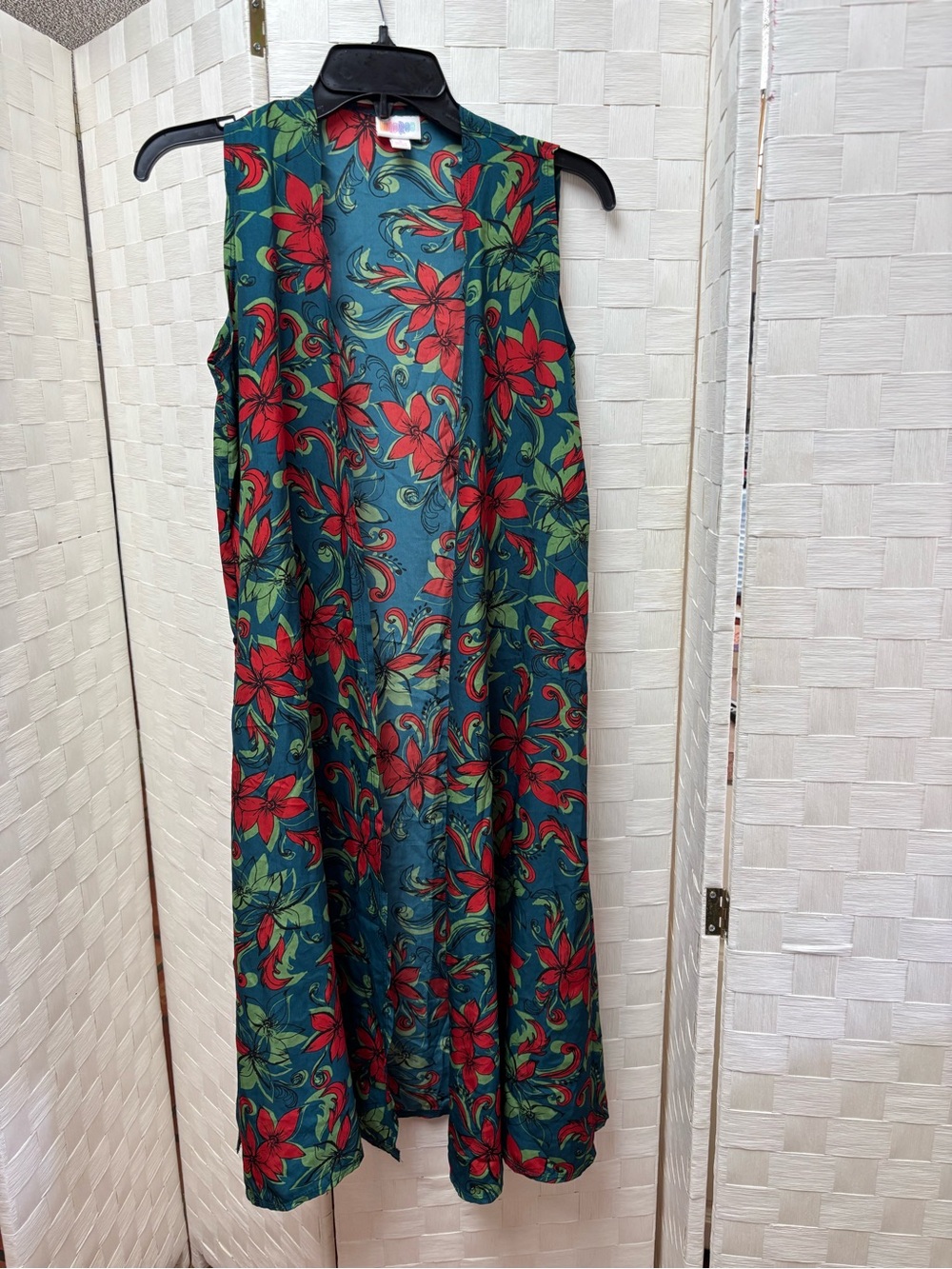 Lularoe floral duster top small